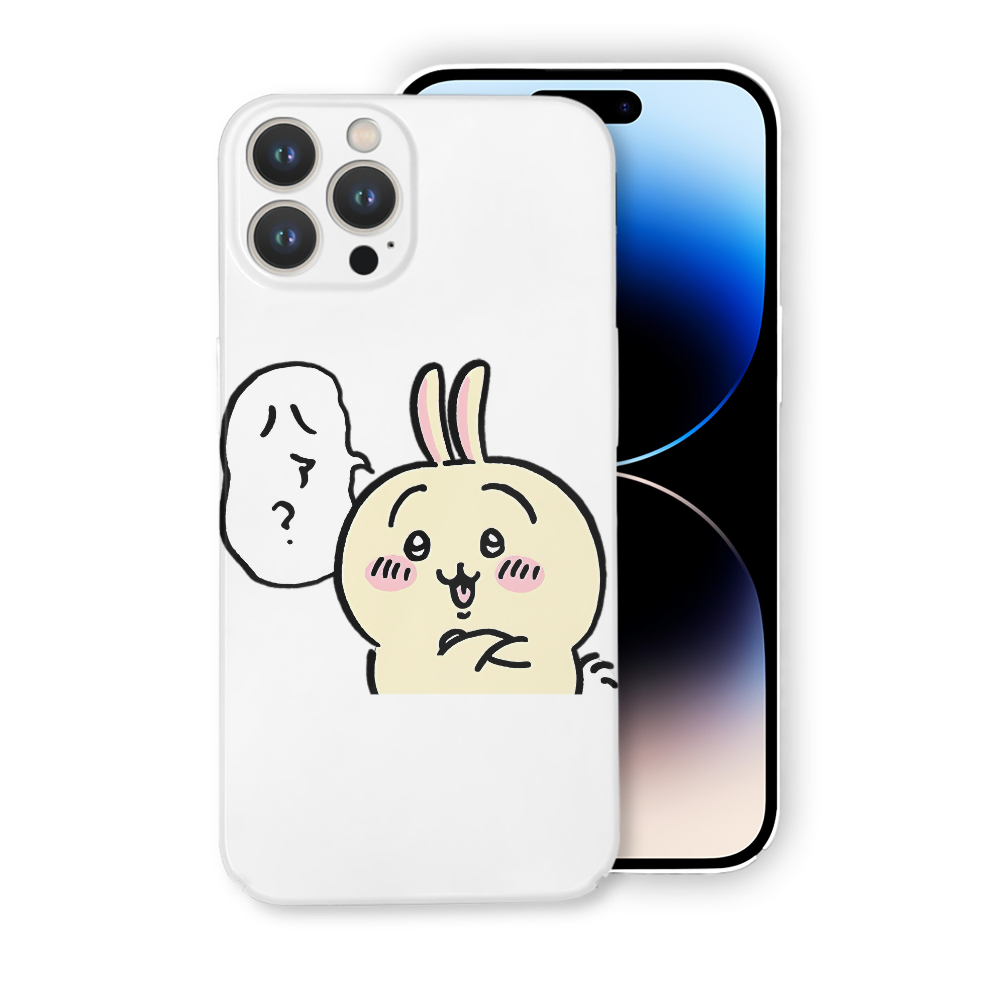 （画像用） ちいかわ うさぎ Chii-kawa usagi 【iPhone 14シリーズ対応】ハードケース